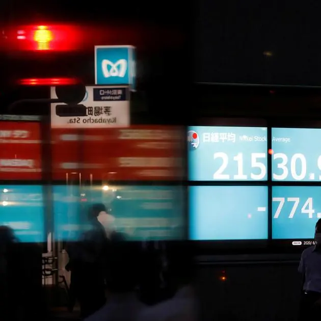 Japan's Nikkei ends higher on U.S. futures gains, weak yen