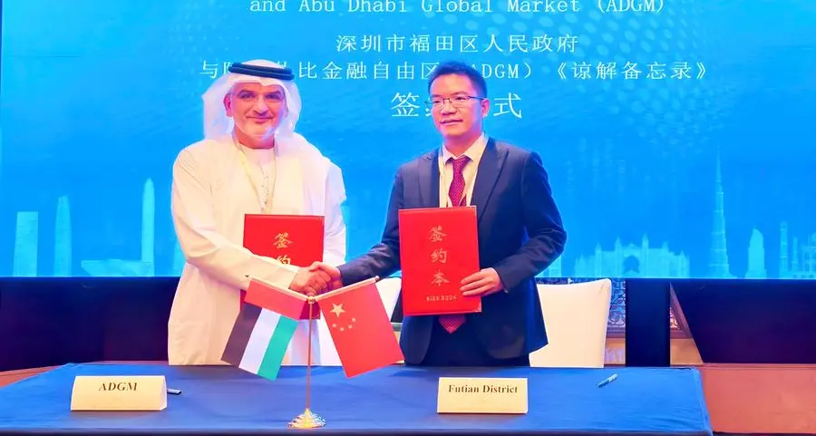 ADGM and Shenzhen’s Futian District in China establish strategic partnership