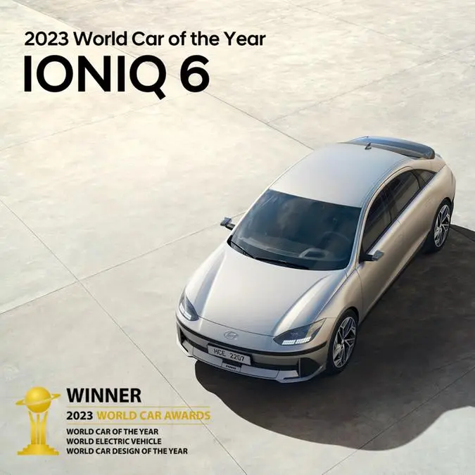 Hyundai IONIQ 6 sweeps World Car of the year, World Electric Vehicle and World Car Design of the year