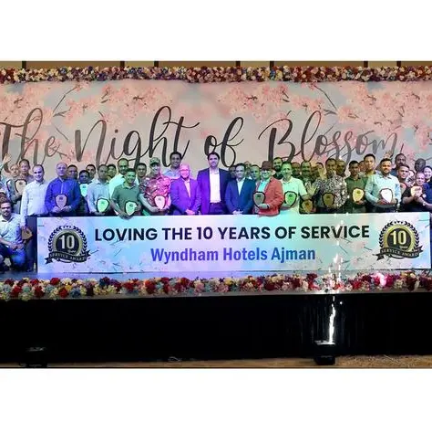 Wyndham Hotels Ajman honours 10 years of service