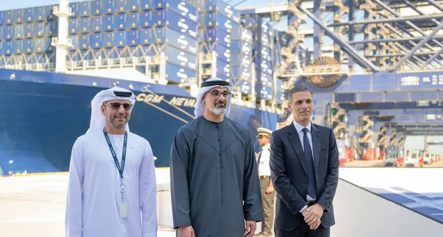 Inauguration of CMA Terminals Khalifa Port boosts the port’s total container capacity by 23% to almost 10mln TEUs