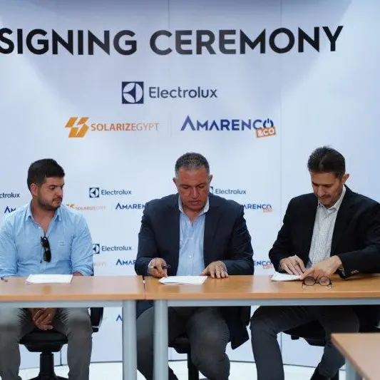 Electrolux and SolarizEgypt join forces to build solar power plants for sustainable development