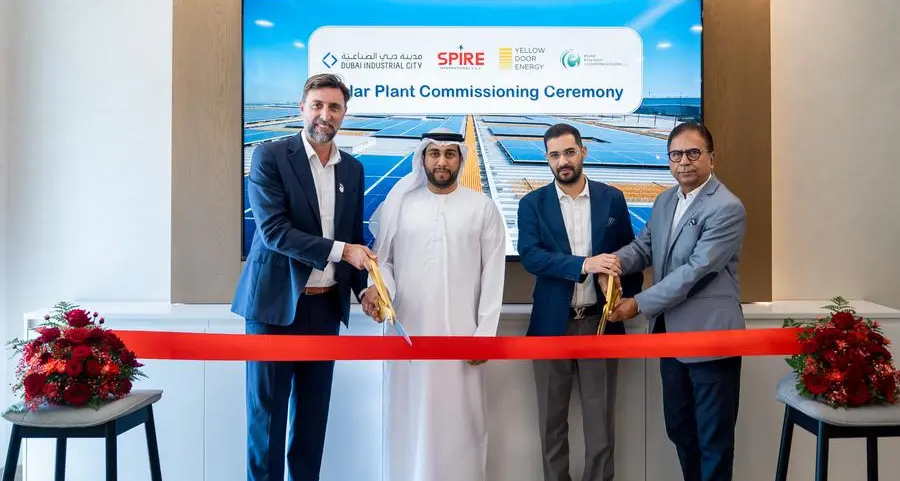 Spire International and Yellow Door Energy commission a rooftop solar plant in Dubai Industrial City