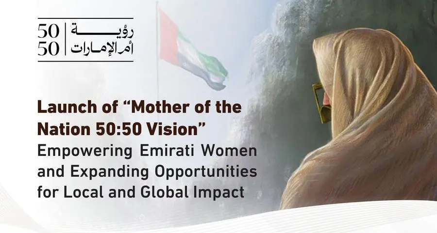 The launch of the “Mother of the Nation 50:50 Vision” to empower Emirati women for the next 50 years