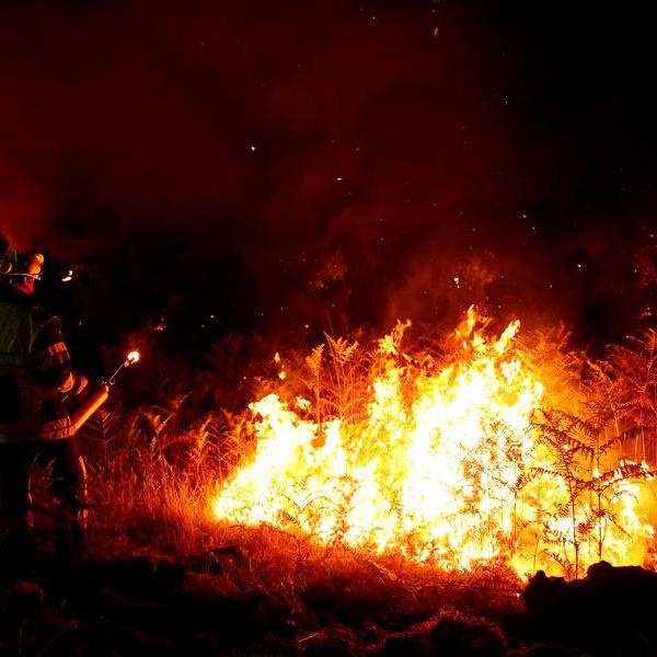 'Climate change affects everyone': Europe battles wildfires in intense heat