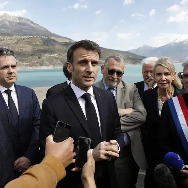 France's Macron dismisses unrest, promises drought action plan