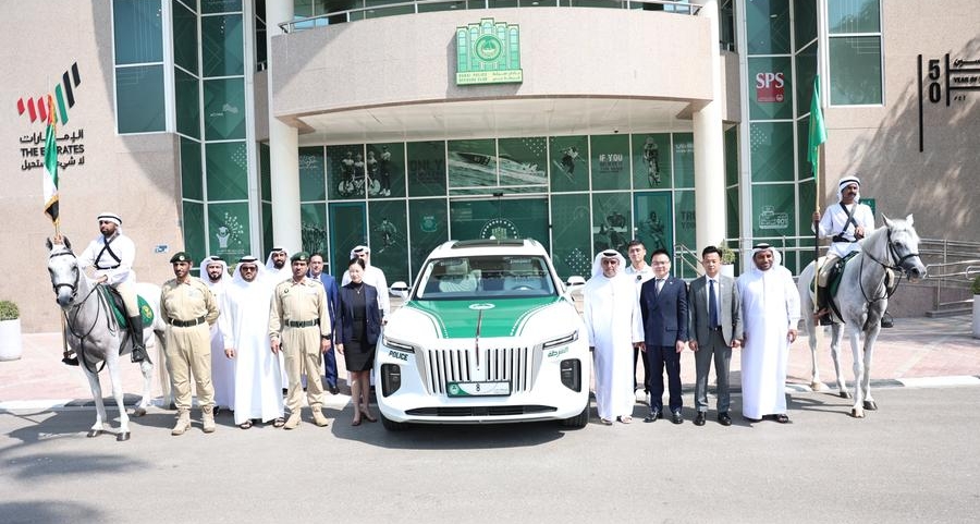 First electric vehicle joins Dubai Police fleet of luxury patrols