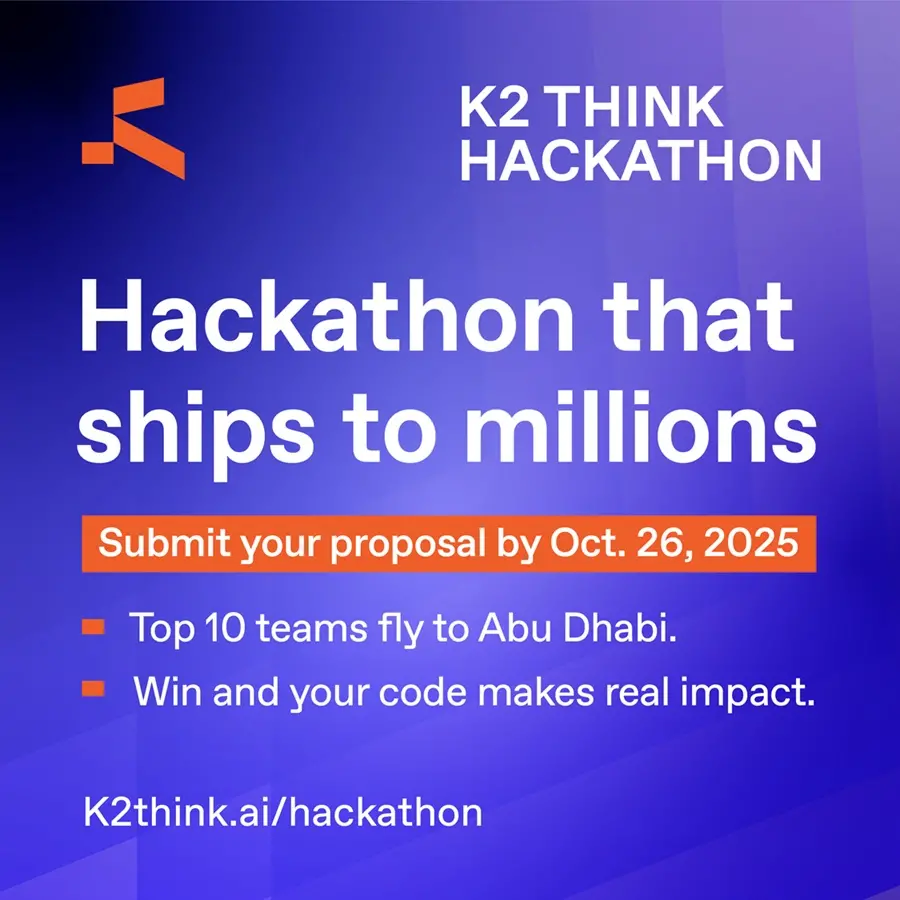 MBZUAI launches K2 Think Hackathon to turn ideas into real world impact