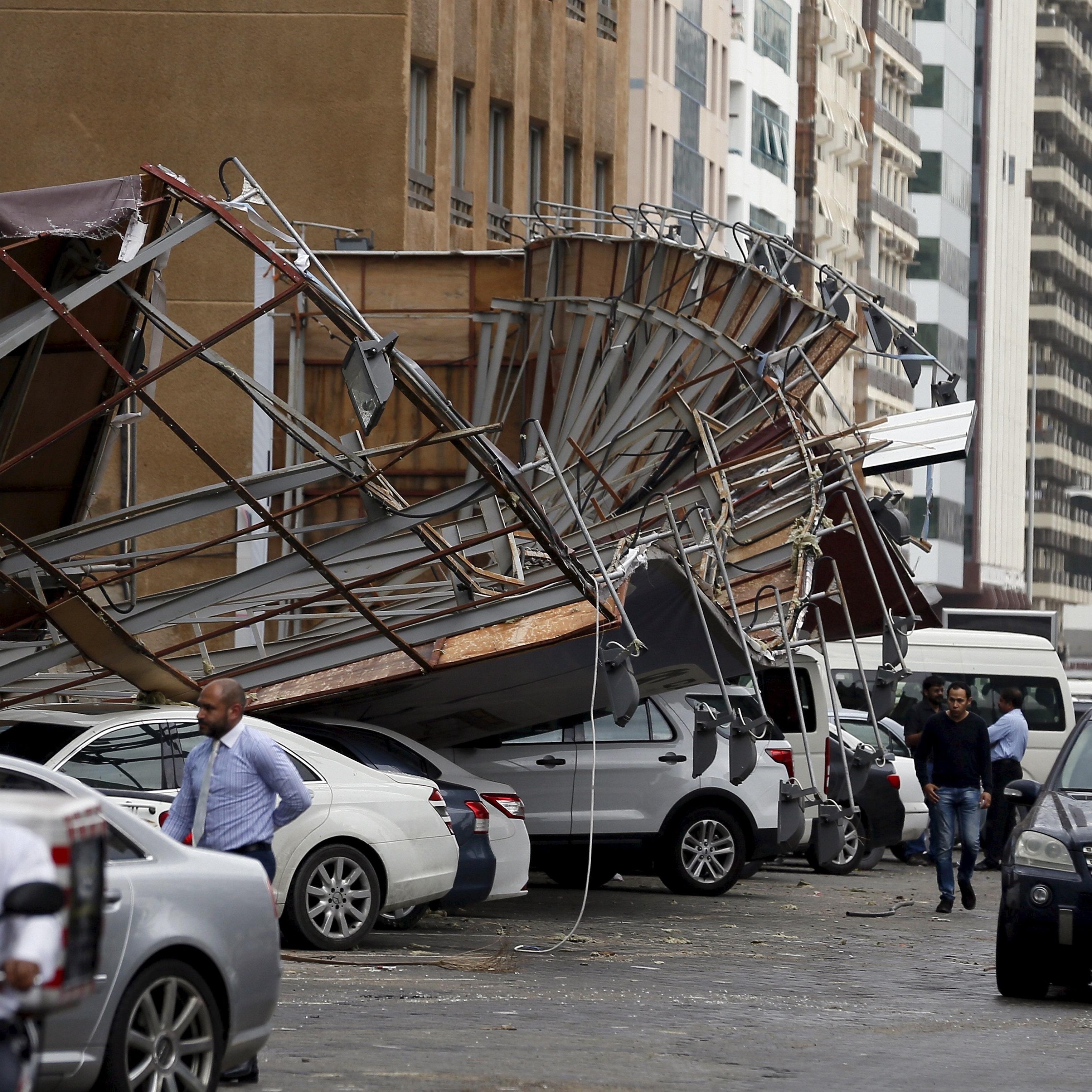 Abu Dhabi reviewing building rules after storm damage