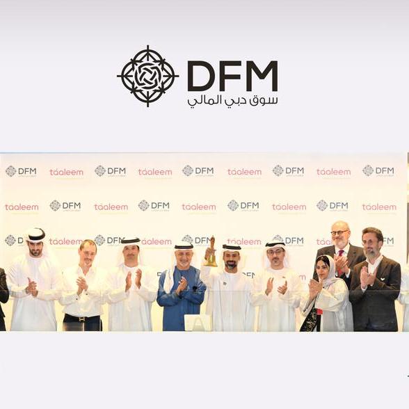 Taaleem rings market opening bell to celebrate listing and trading of its shares on Dubai Financial Market