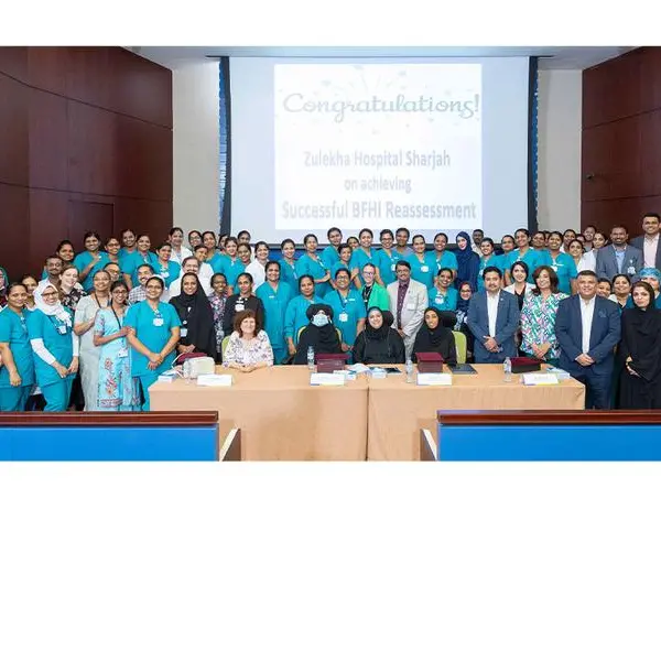 Zulekha Hospital Sharjah re-accredited with UNICEF and WHO’s Baby Friendly Hospital Initiative