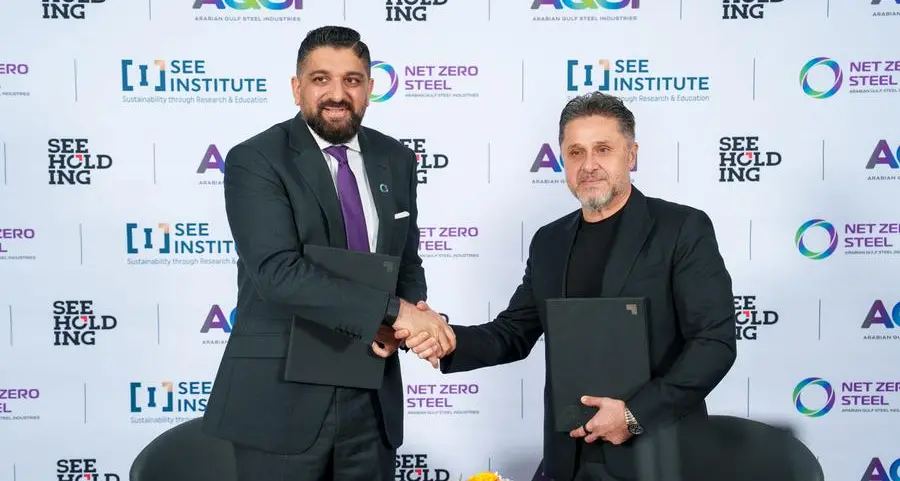 SEE Holding and Arabian Gulf Steel Industries forge partnership to advance sustainable construction practices