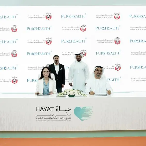 The Department of Health – Abu Dhabi collaborates with Pure Health on organ and tissue donation in Abu Dhabi