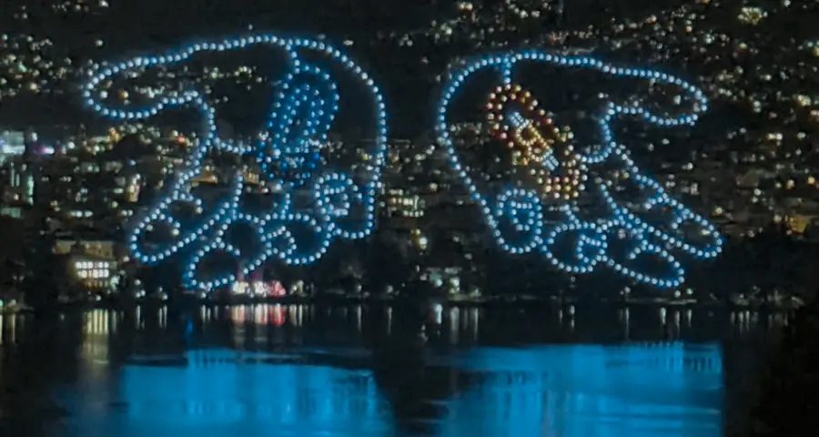 Cyberdrone premieres 600-drone Meme Show at Plan ₿ Forum 2025 in Lugano