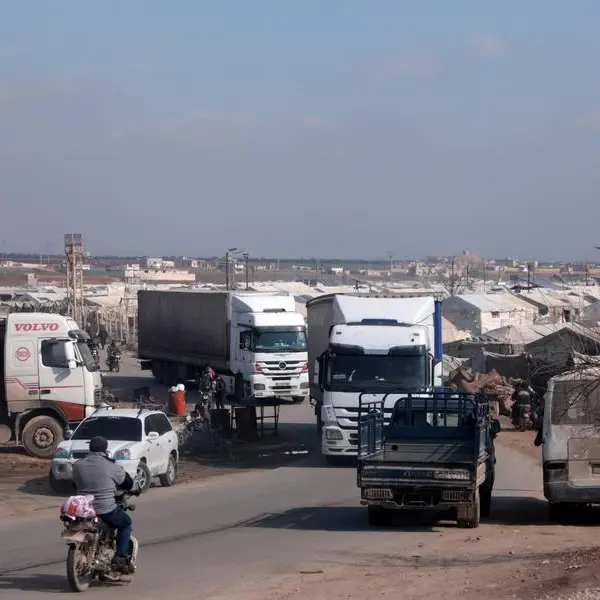 How does aid get into rebel-held northwest Syria?