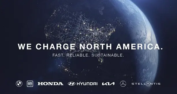 Seven automakers unite to create a leading high-powered charging network across North America