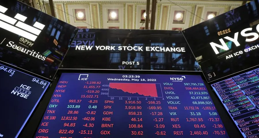 US stocks-Wall Street slumps as Fed heightens recession fears