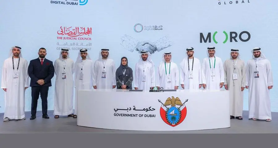 Moro Hub signs an agreement with the Secretariat General of the Judicial Council of the Emirate of Dubai