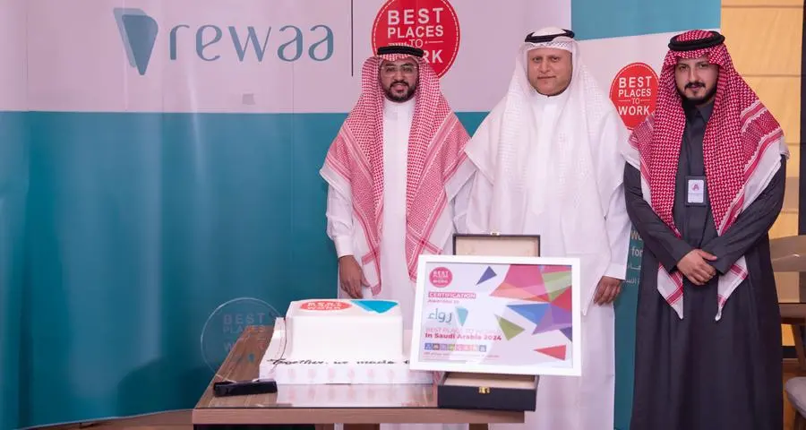 Rewaa earns the Best Places to Work certification in Saudi for 2024