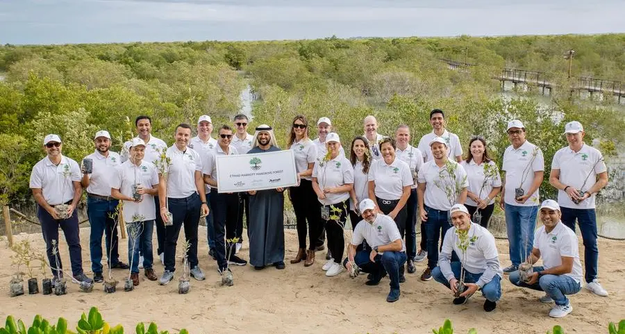 Etihad Airways and Marriott International join hands to plant 12,000 mangrove trees in Jubail Island