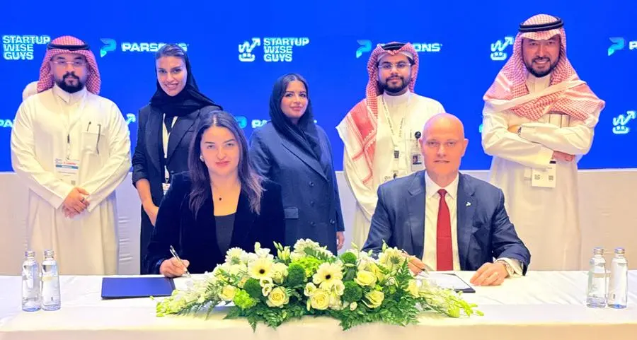Parsons signs MoU with Startup Wise Guys to drive technical innovation in Saudi Arabia