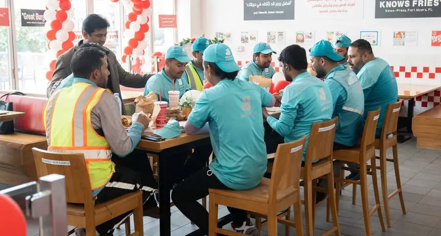 Five Guys & Deliveroo celebrate top-performing riders