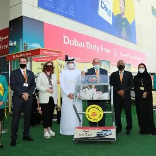 Indian national wins a Range Rover car at Dubai duty free finest surprise draw at the Dubai Airshow 2021