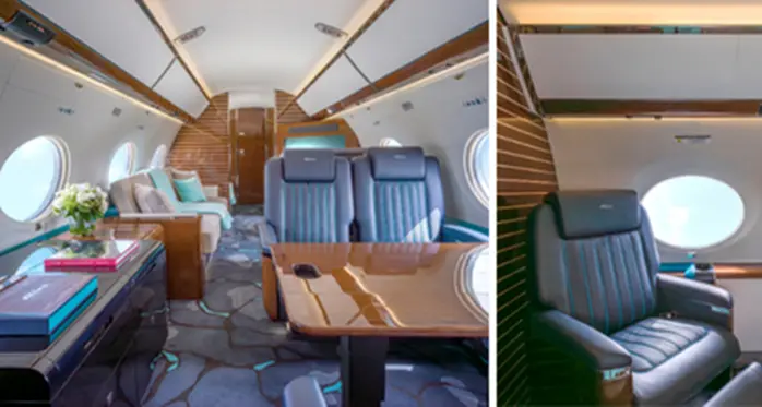 Flexjet & Ferretti Group unveil the Riva Volare private jet & helicopter interior