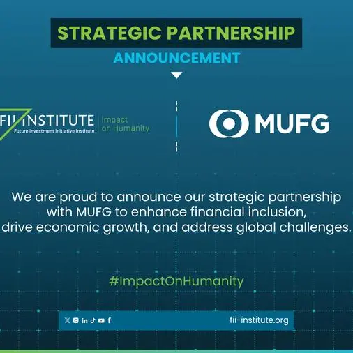 MUFG joins FII Institute as strategic partner