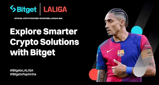 Bitget unveils new ad featuring FC Barcelona star Raphinha