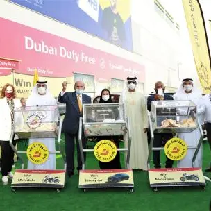 Indian expat in Dubai wins US$1mln in Dubai Duty Free millennium millionaire promotion at the Dubai Airshow 2021