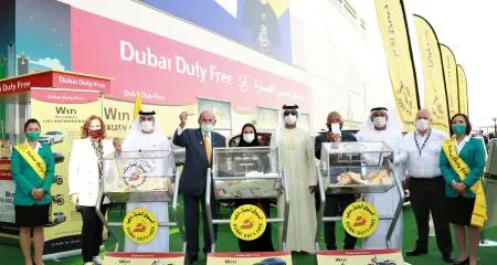 Indian expat in Dubai wins US$1mln in Dubai Duty Free millennium millionaire promotion at the Dubai Airshow 2021