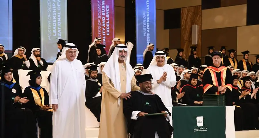 Nahyan bin Mubarak attends the Abu Dhabi School of Management’s 2024 graduation ceremony