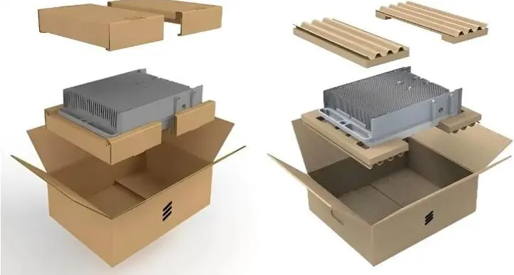 Ericsson drives sustainability improvements in supply chain with plastic-free packaging