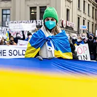 From Berlin streets to Sydney, global outpouring of support for Ukraine