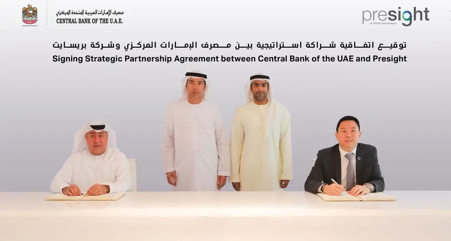 CBUAE and Presight launch a technology services-based Joint Venture