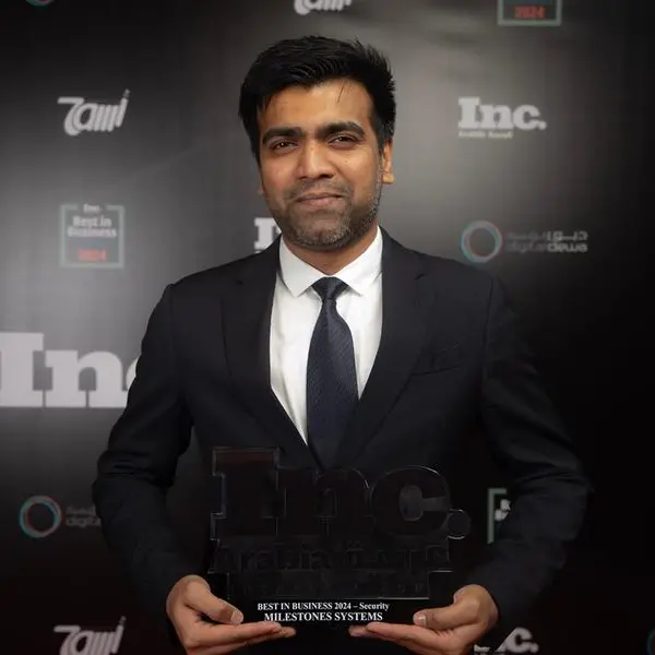 Milestone Systems wins Best in Business for Security at Inc. Arabia awards night