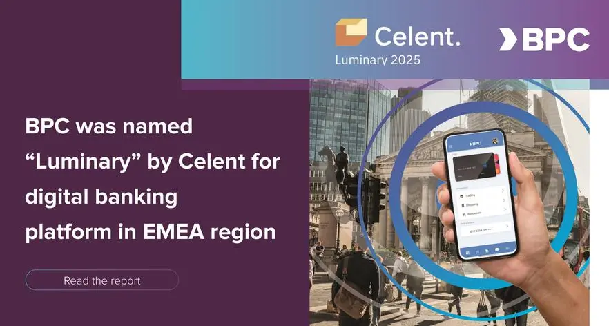 BPC recognised by Celent as a top category “Luminary” in EMEA for its digital platform