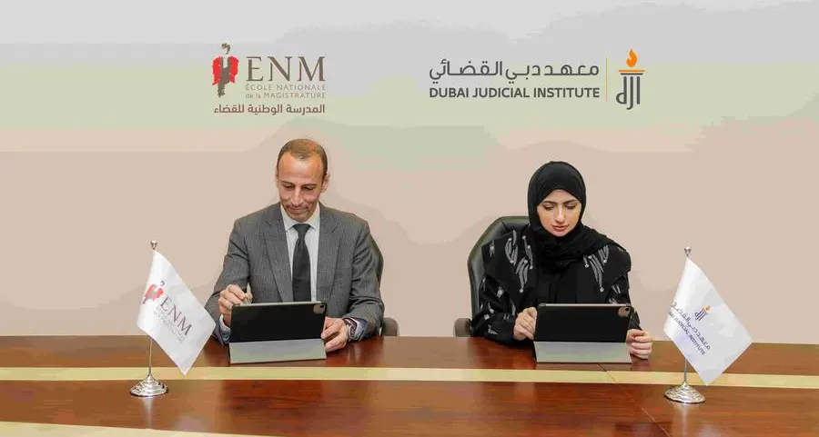 Dubai Judicial Institute signs MoU with French National School for the Judiciary to foster judicial training