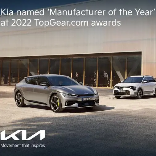 Kia named ‘Manufacturer of the Year’ at 2022 TopGear.com awards
