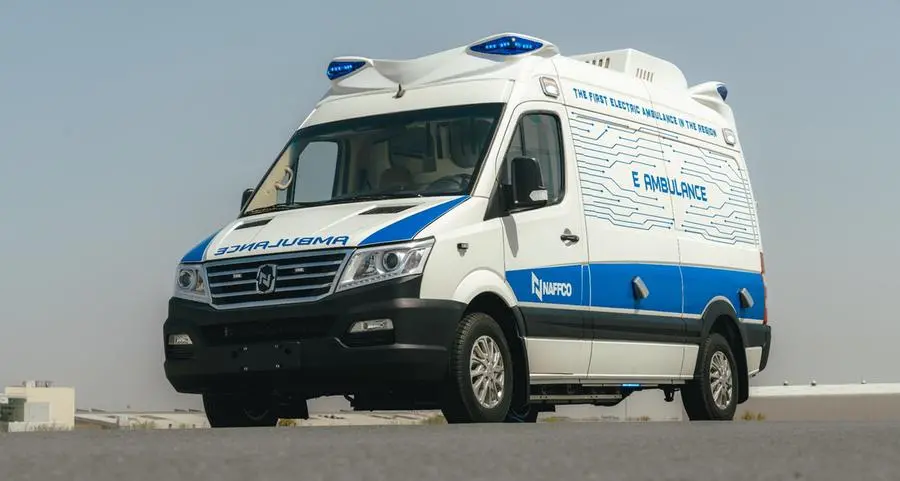 NAFFCO presents first-of-its-kind electric ambulance made in UAE