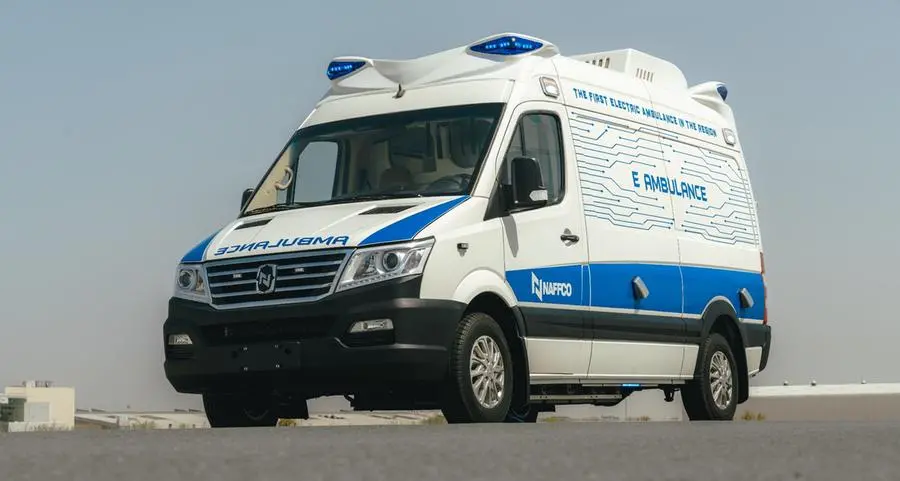 Naffco unveils first-of-its-kind electric ambulance made in UAE