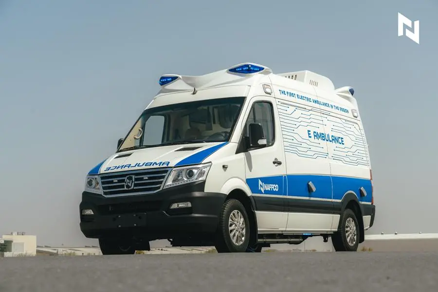 NAFFCO presents first-of-its-kind electric ambulance made in UAE