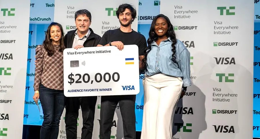 Rashid Haddadin from Jordanian fintech GamerG wins Audience Favorite award at Global Visa Everywhere Initiative Competition 2024