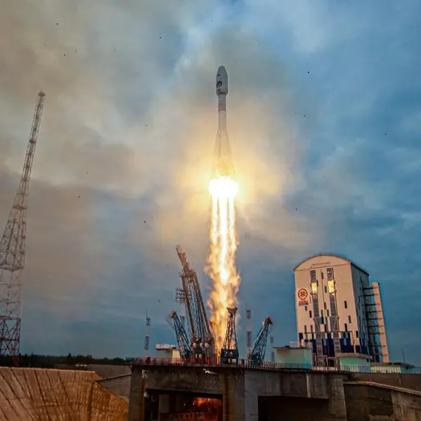 Russia launches lunar lander in race to find water on moon