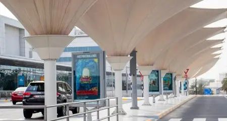Amateur and professional artists bring light and colors to Abu Dhabi International Airport