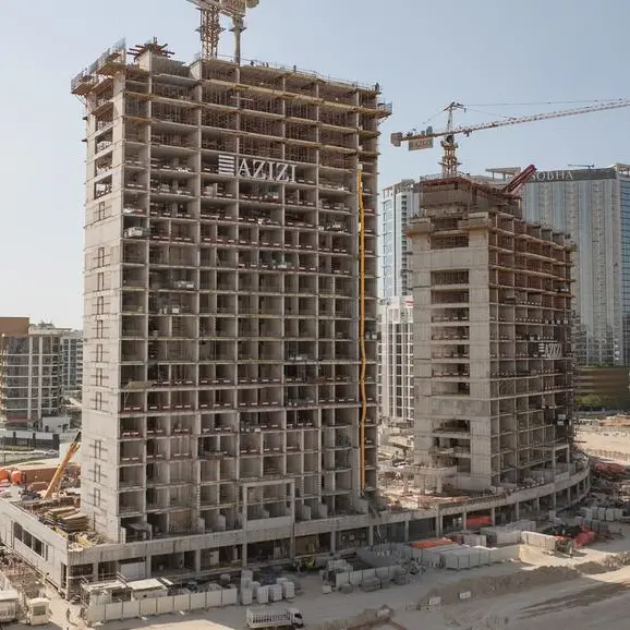 Azizi Developments' Riviera Beachfront reaches 38% construction completion