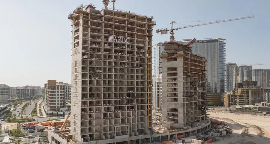 Azizi Developments' Riviera Beachfront reaches 38% construction completion