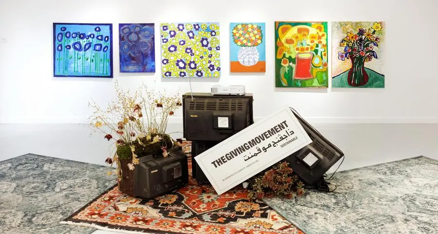 Mawaheb supports ‘Let Live or Let Die’ by The Giving Movement with nine paintings