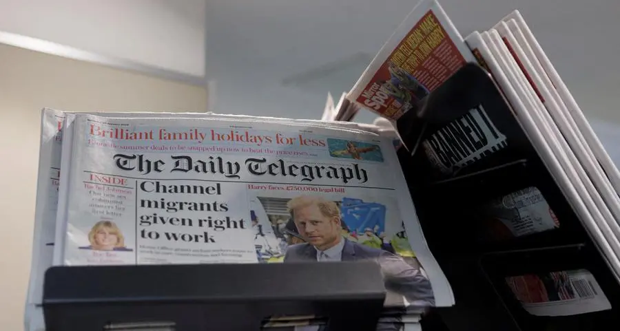 Abu Dhabi-backed RedBird IMI opens bids for its sale of UK's Telegraph newspaper